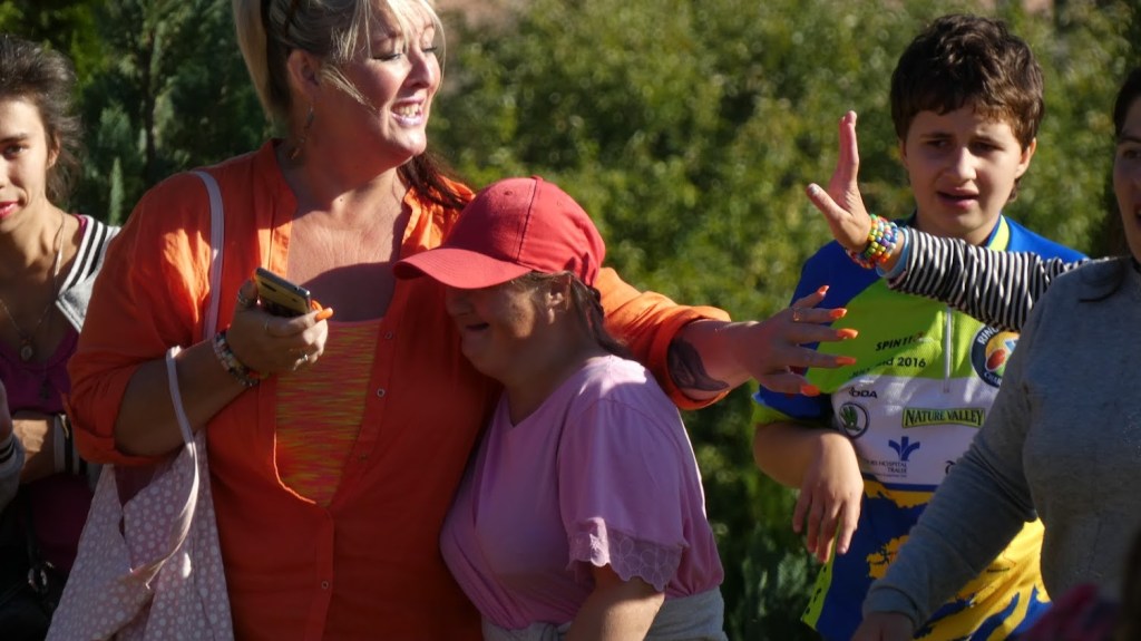 It's all hugs (and sweets)