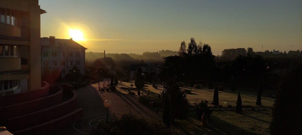 Dawn in Gorodishche, Belarus