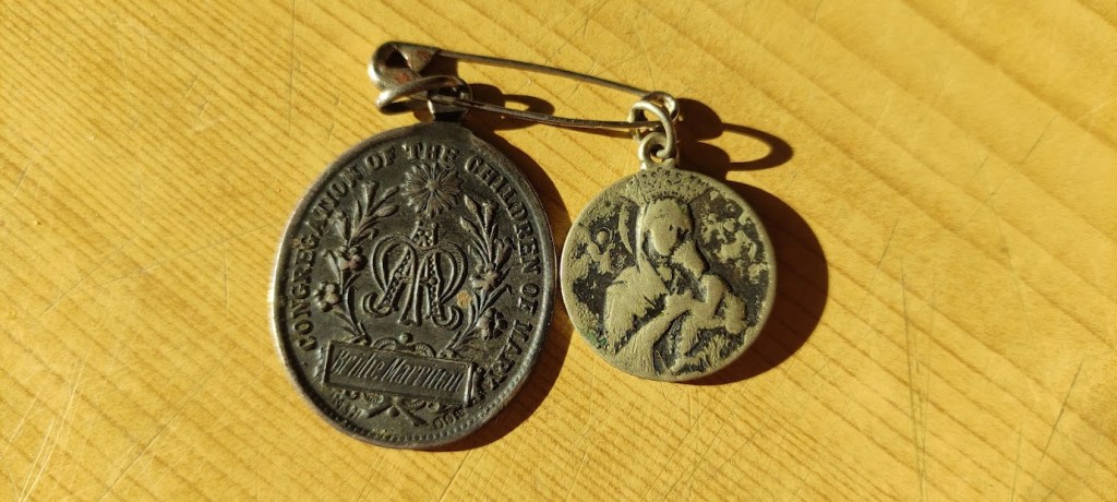Holy medals, hidden treasure